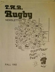 T.M.R. Rugby Newsletter, fall 1982