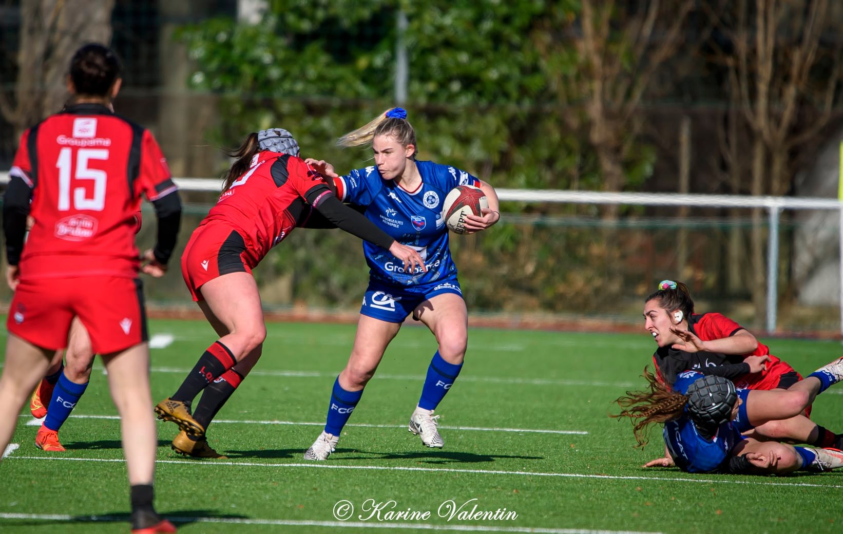 Coraline DURET -  FC Grenoble Rugby - Lyon Olympique Universitaire - Rugby - FC Grenoble Vs Lyon Olympique Universitaire (#AmznesVsLOU2022) Photo by: Karine Valentin | Siuxy Sports 2022-02-20