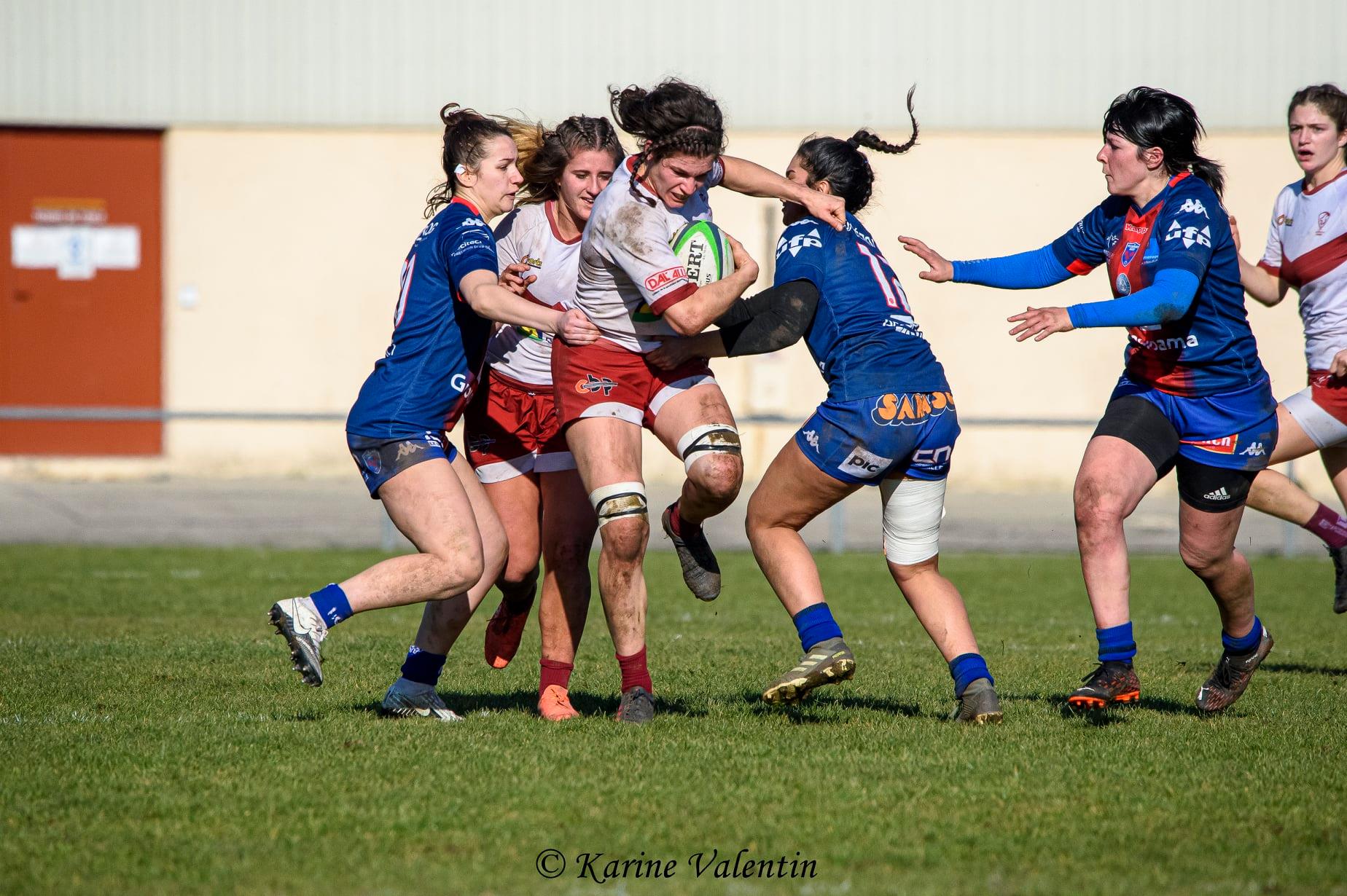 Morgane BOURGEOIS - Fabiola FORTEZA -  FC Grenoble Rugby - Stade Bordelais - Rugby - FC Grenoble VS Stade Bordelais (#GrenobleSBordelais2021jan) Photo by: Karine Valentin | Siuxy Sports 2021-01-31