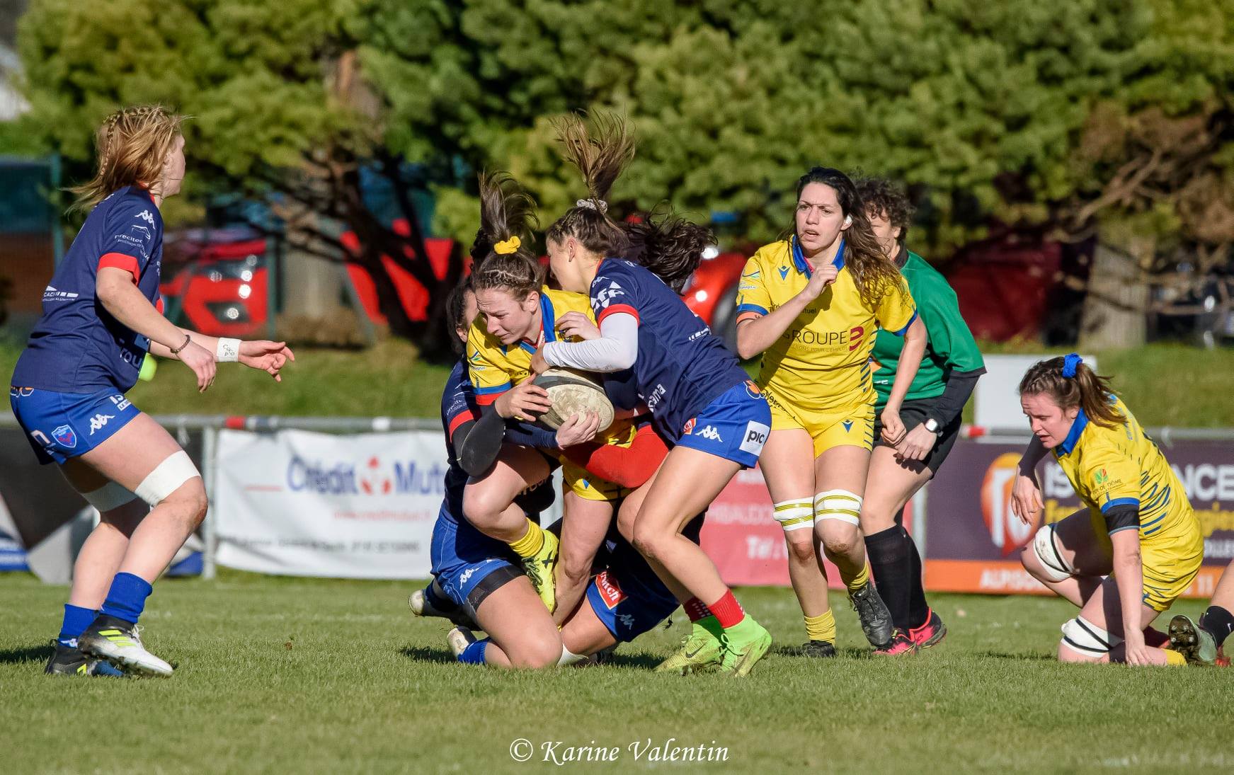  FC Grenoble Rugby - ASM Romagnat rugby féminin - Rugby - FC Grenoble VS ASM Romagnat (#GrenobleVsASMR2021jan) Photo by: Karine Valentin | Siuxy Sports 2021-01-24