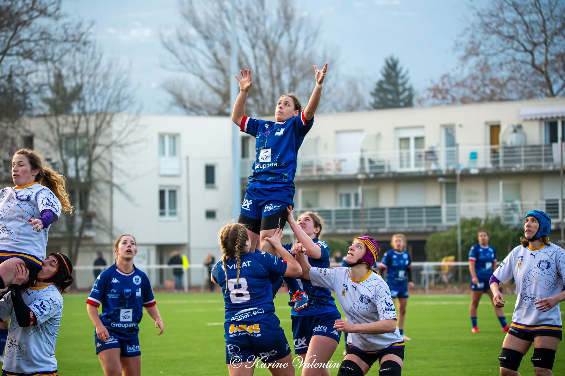  FC Grenoble Rugby - Grenoble Université Club Rugby - Rugby - Grenoble Amazones vs Les Coccinelles du Grenoble Université Club - F1 (#FCGsGUCR2022janF1COXS) Photo by: Karine Valentin | Siuxy Sports 2022-01-30