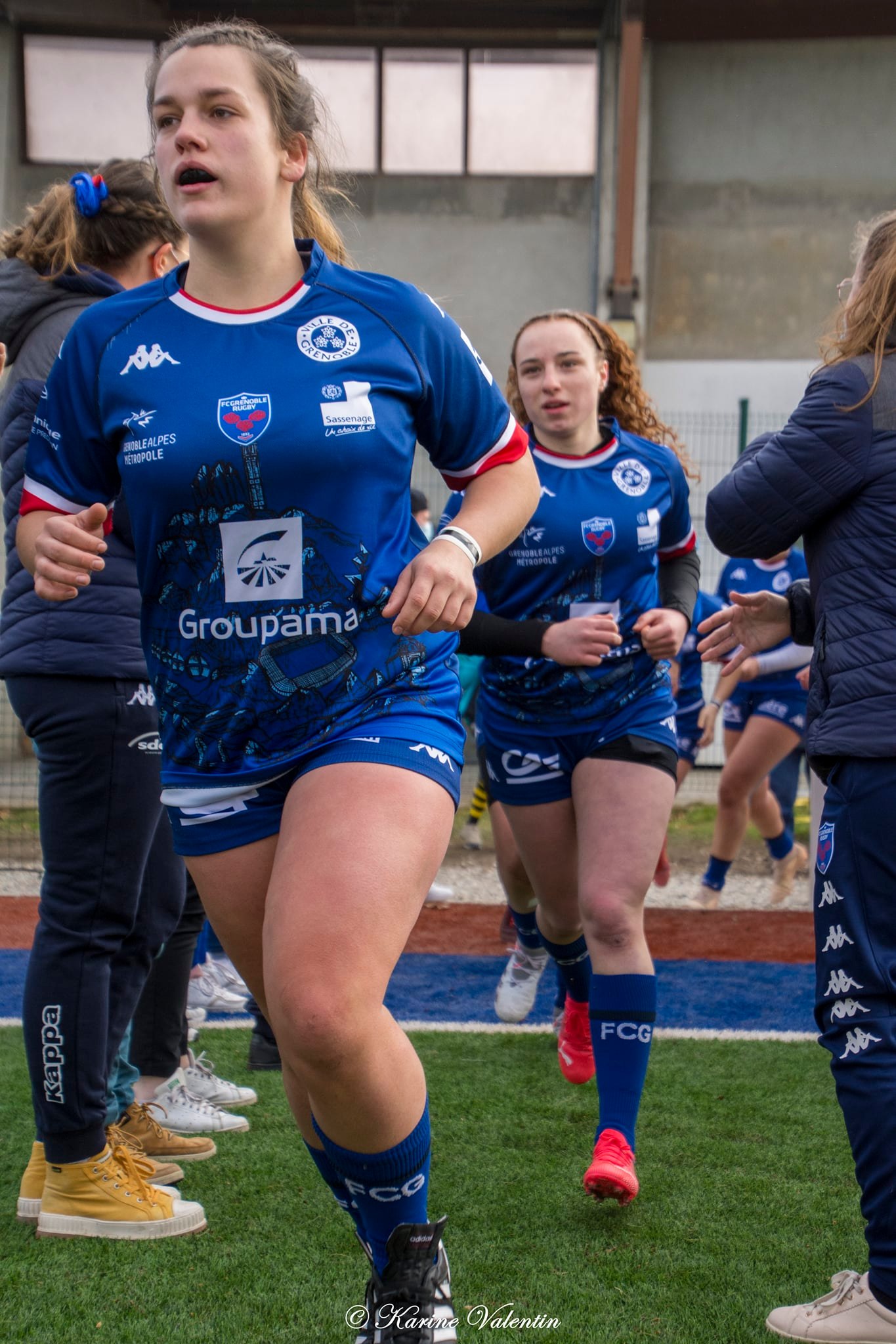 Lorette JACQUOT - Florine THIRON -  FC Grenoble Rugby -  - Rugby - Grenoble Amazones vs Stade Rennais Rugby (#AmazonesVsSRR2022jan) Photo by: Karine Valentin | Siuxy Sports 2022-01-30