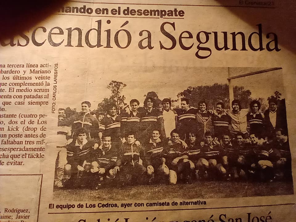  Los Cedros -  - Memorabilia -  (#AscensoCedros1991) Photo by:  | Siuxy Sports 1991-09-30