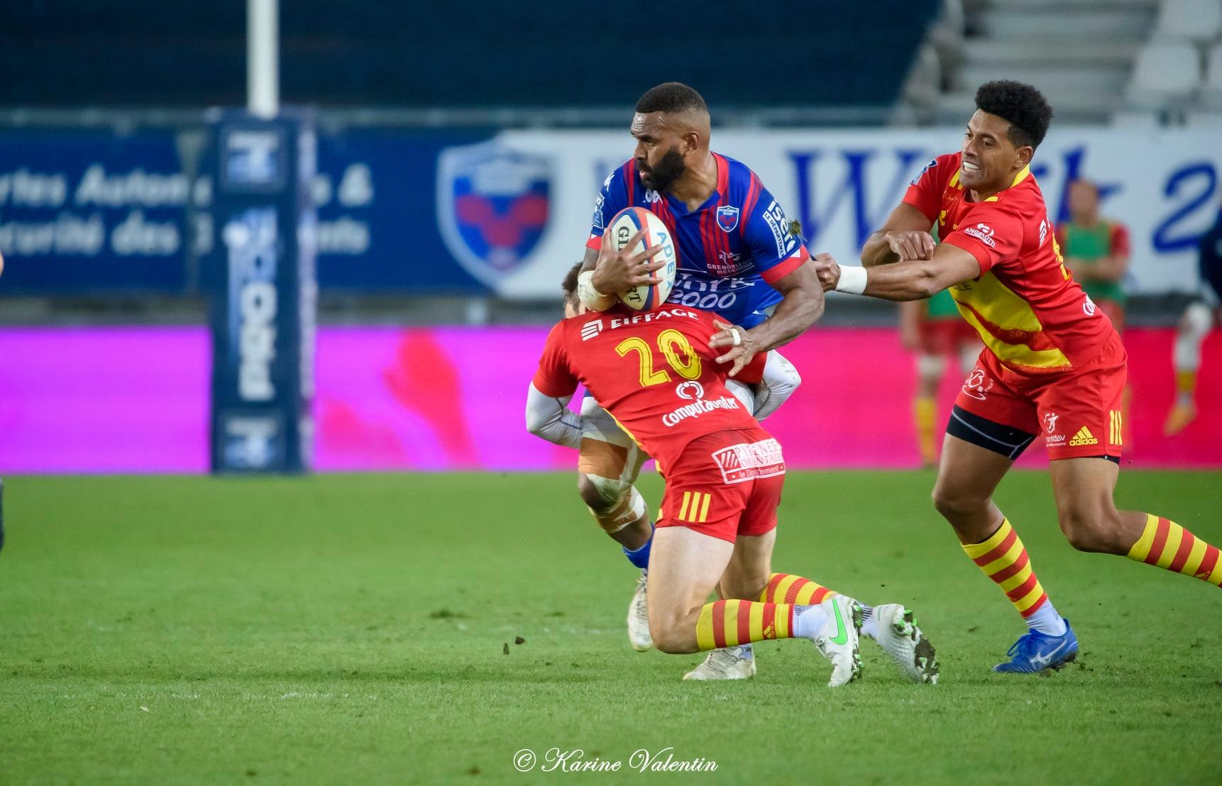  FC Grenoble Rugby - US Arlequins Perpignanais - Rugby - Grenoble Vs Perpignan (#FCGvsUSAPmar2021) Photo by: Karine Valentin | Siuxy Sports 2021-03-25