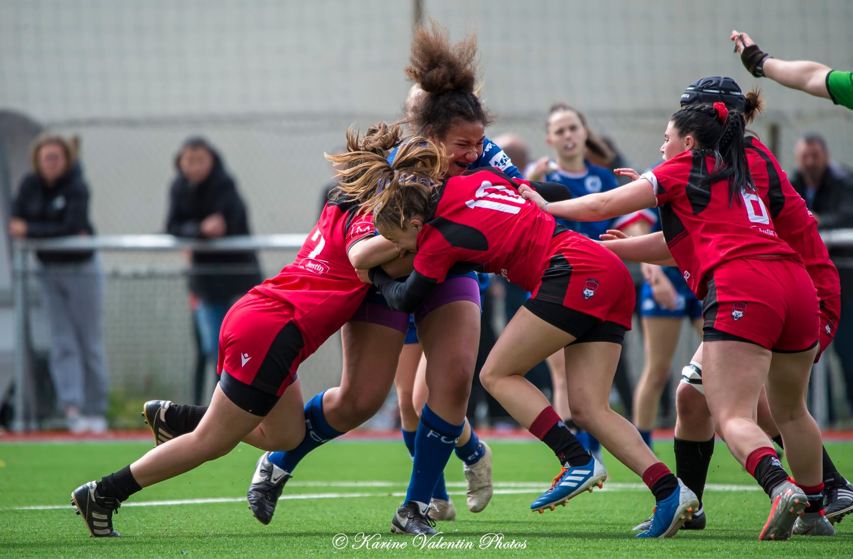  FC Grenoble Rugby - Lyon Olympique Universitaire - Rugby - U18 FCG Amazones (52) vs (0) LOU (#U18AmazonesVsLOU) Photo by: Karine Valentin | Siuxy Sports 2022-04-23
