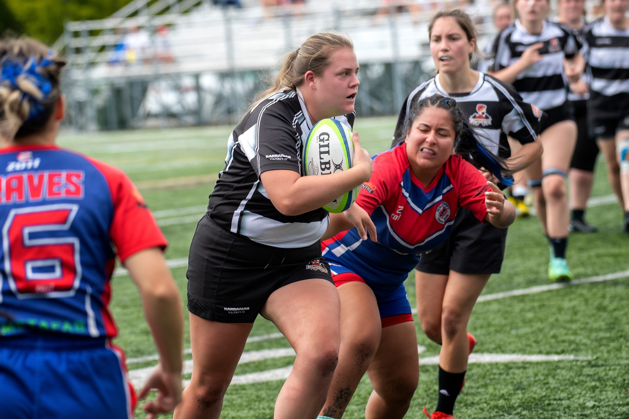  Saint-Georges Lumberjacks - Braves de Trois-Rivières - Rugby - Finale Développement (F) - Club de Rugby Lumberjacks (21) vs. (15) Braves de Trois-Rivières (#RugbyQC2022FinalFD) Photo by: Simon Duquette | Siuxy Sports 2022-08-13