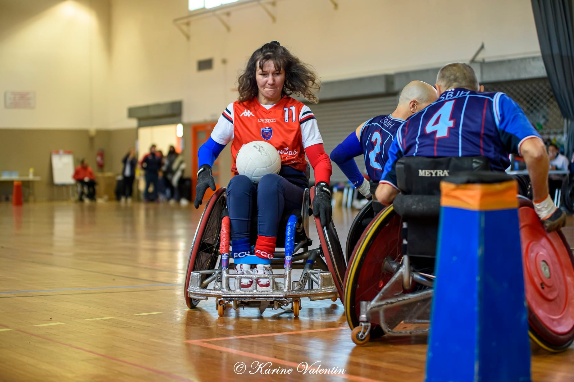  FC Grenoble Rugby - CS Bourgoin-Jallieu - Wheelchair rugby -  (#QuadRugbyGrenBourg2021Nov) Photo by: Karine Valentin | Siuxy Sports 2021-11-20