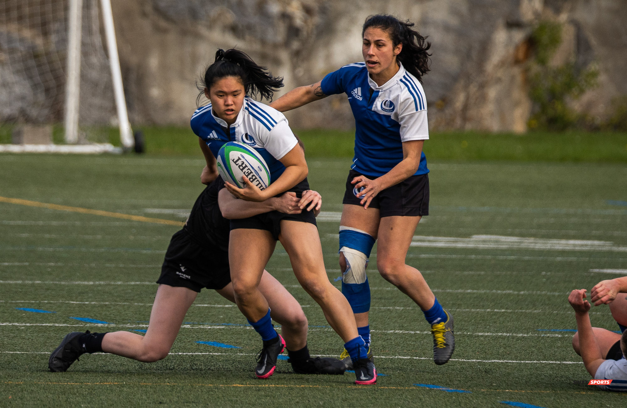 Marie-Li LAPIERRE - Pauline MOUSSA -  Université de Montréal - Université Carleton - Rugby -  (#3UdeMvsCarletonF) Photo by:  | Siuxy Sports 2021-11-07