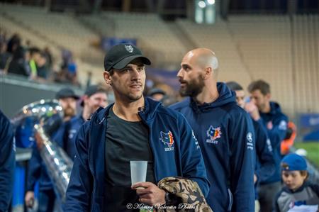 Les Brûleurs de loups, en visite au match du GF38