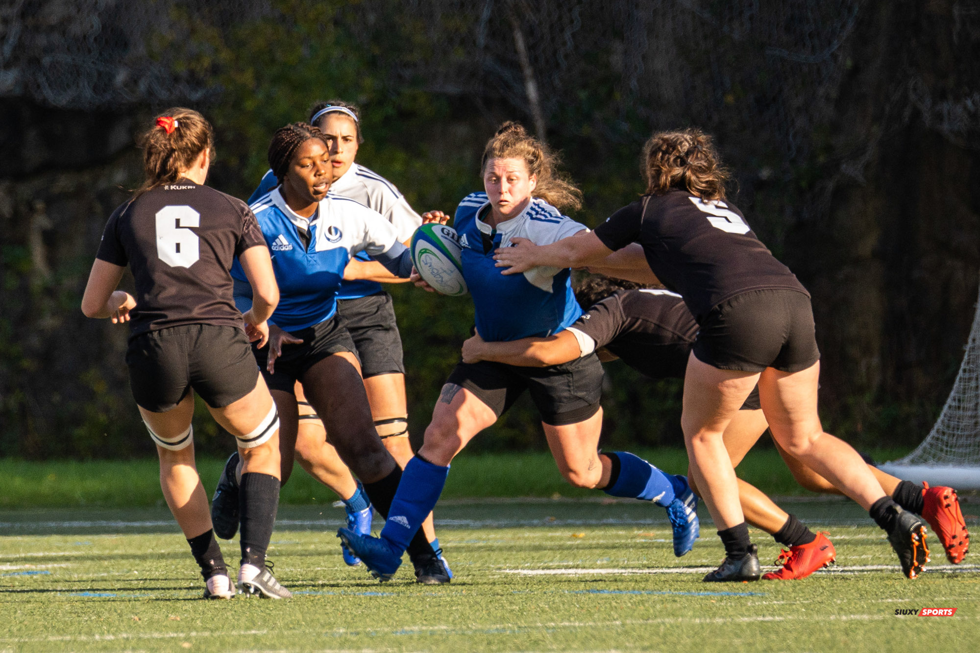 Samantha ALBERT - Gracia MAMPUYA -  Université de Montréal - Université Carleton - Rugby -  (#3UdeMvsCarletonF) Photo by:  | Siuxy Sports 2021-11-07