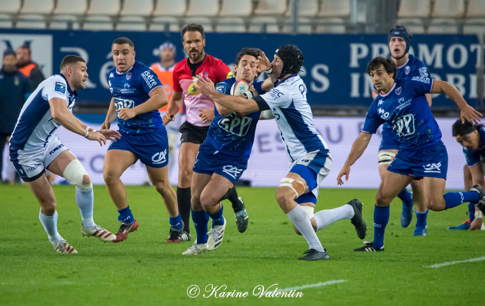 Bautista EZCURRA - Felipe EZCURRA - José MADEIRA -  FC Grenoble Rugby - USON Nevers - Rugby - FC Grenoble Rugby (34) vs USON Nevers (10) - 2022 (#FCGvsUSON2022) Photo by: Karine Valentin | Siuxy Sports 2022-03-04