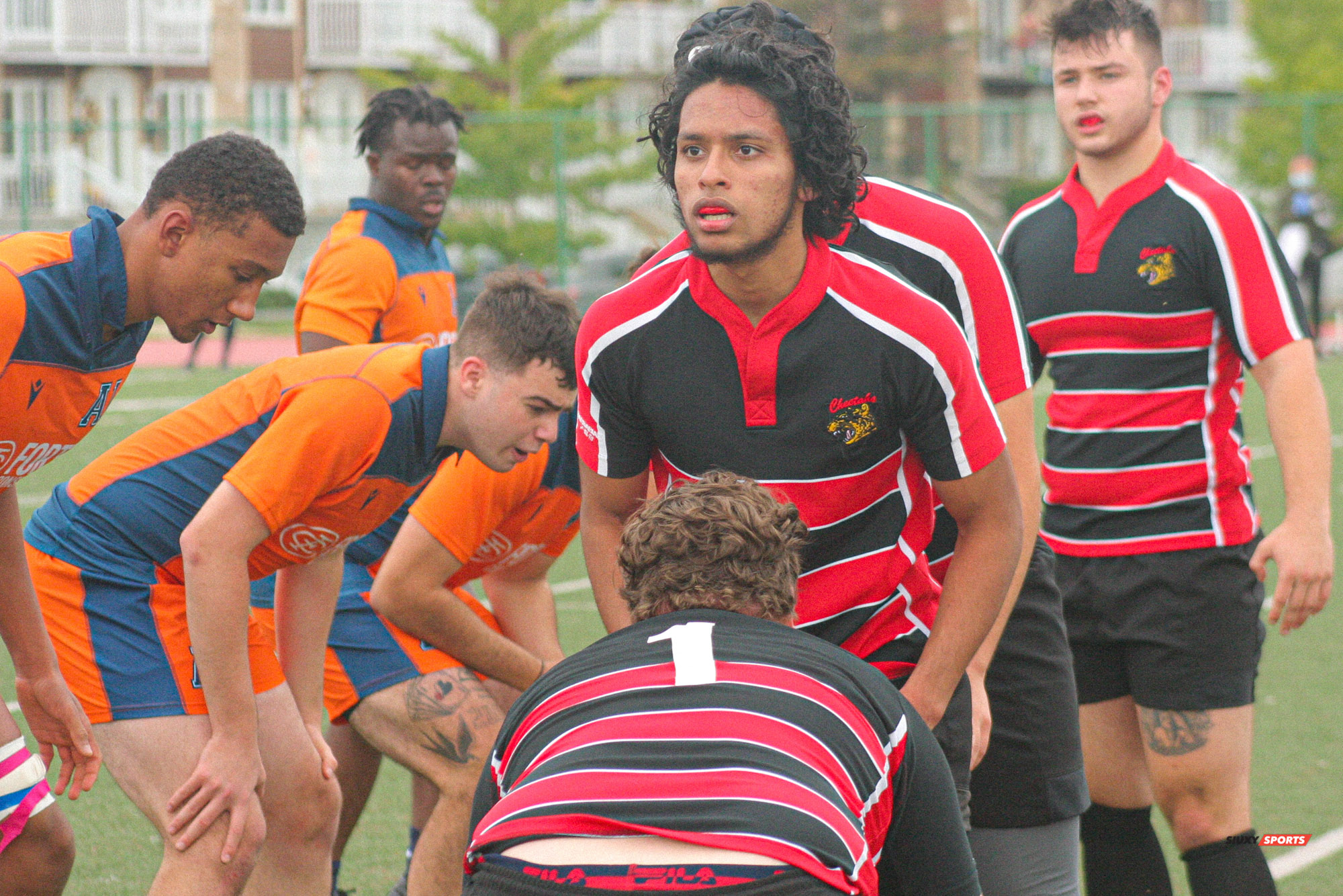 Gabriel FORGET-KYRIAKOU - Kareem JANDALI -  Cégep André Laurendeau - Cégep Vanier - Rugby -  (#ALvsVanier2021M) Photo by:  | Siuxy Sports 2021-10-10