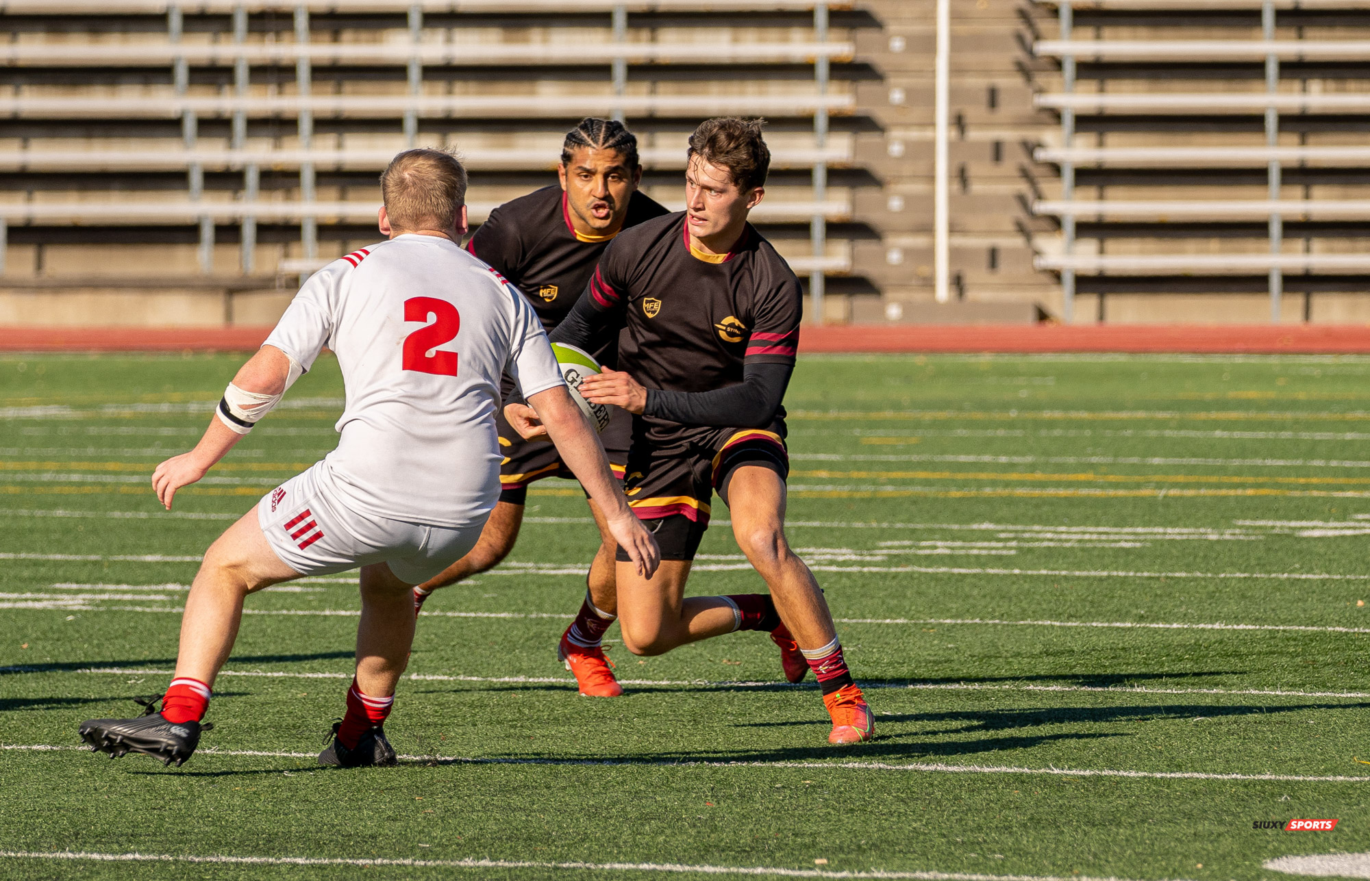 Mohamed ALMOALLIM - Arthur DU CHAFFAUT -  Université McGill - Université Concordia - Rugby -  (#McGillvsConcordiaFinalsM) Photo by:  | Siuxy Sports 2021-11-06