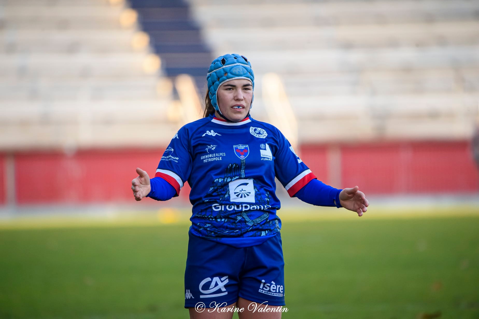 Julia TURC -  FC Grenoble Rugby -  - Rugby -  (#GrenobleVsBobigny2021Dec) Photo by: Karine Valentin | Siuxy Sports 2021-12-21