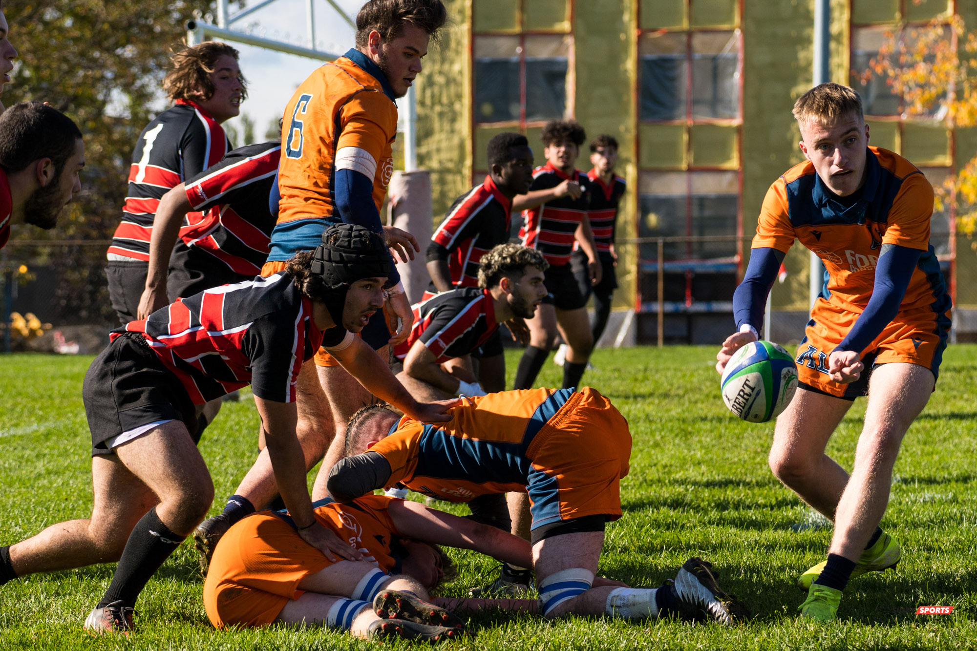 Jérémy FERLAND-PLANTE - Briac PAUGAM -  Cégep Vanier - Cégep André Laurendeau - Rugby -  (#VanierVsAL2021M) Photo by:  | Siuxy Sports 2021-10-24