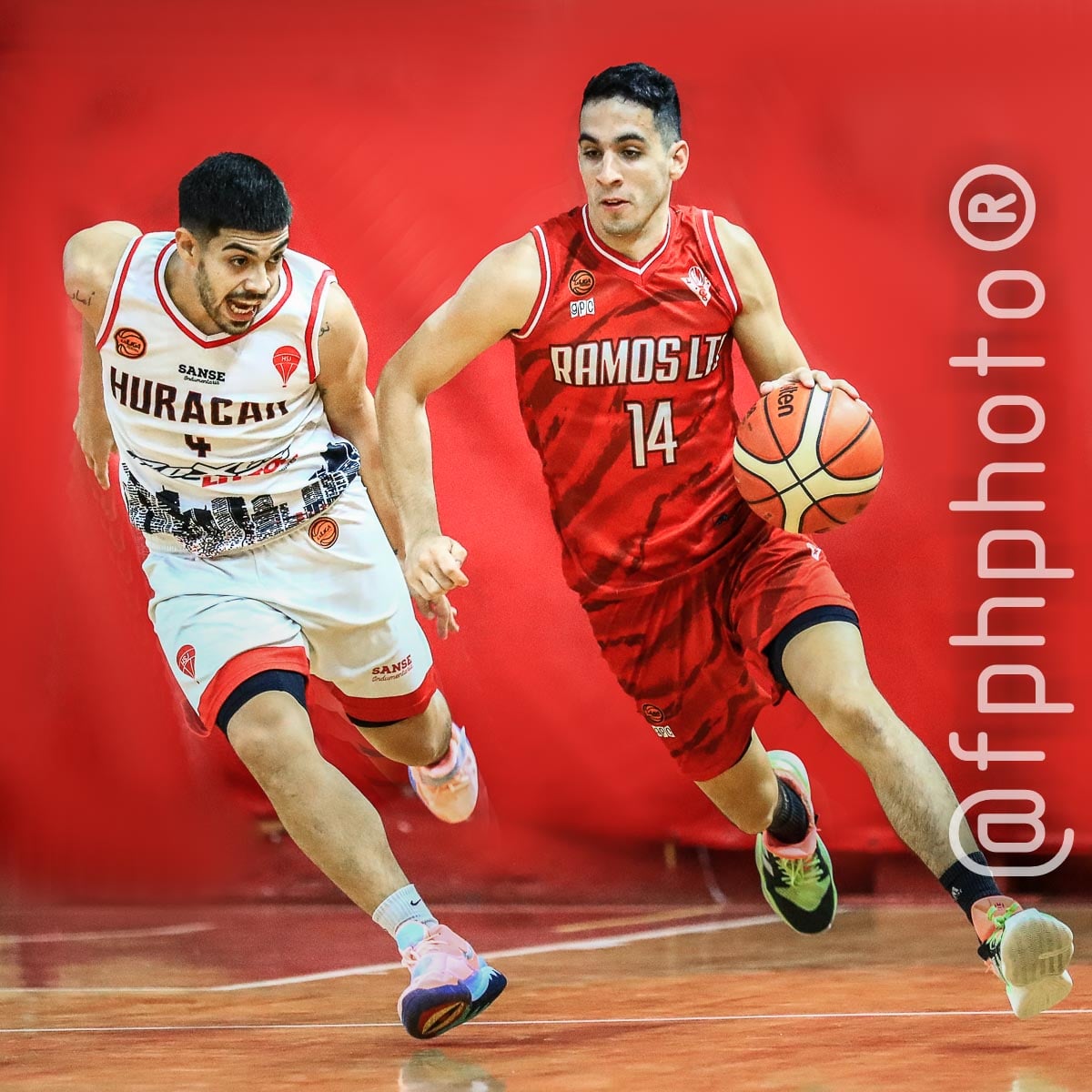 Santiago MARTINEZ - Román TROVATO -  Ramos Mejía Lawn Tennis Club - Centro Deportivo Huracán de San Justo - Basketball - Ramos Mejia Lawn Tenis Club (83) Vs (54) Huracan de San Justo - 2022 - Liga Federal (#RMLTCVSHSJ2022fed) Photo by: Alan Roy Bahamonde | Siuxy Sports 2022-04-12