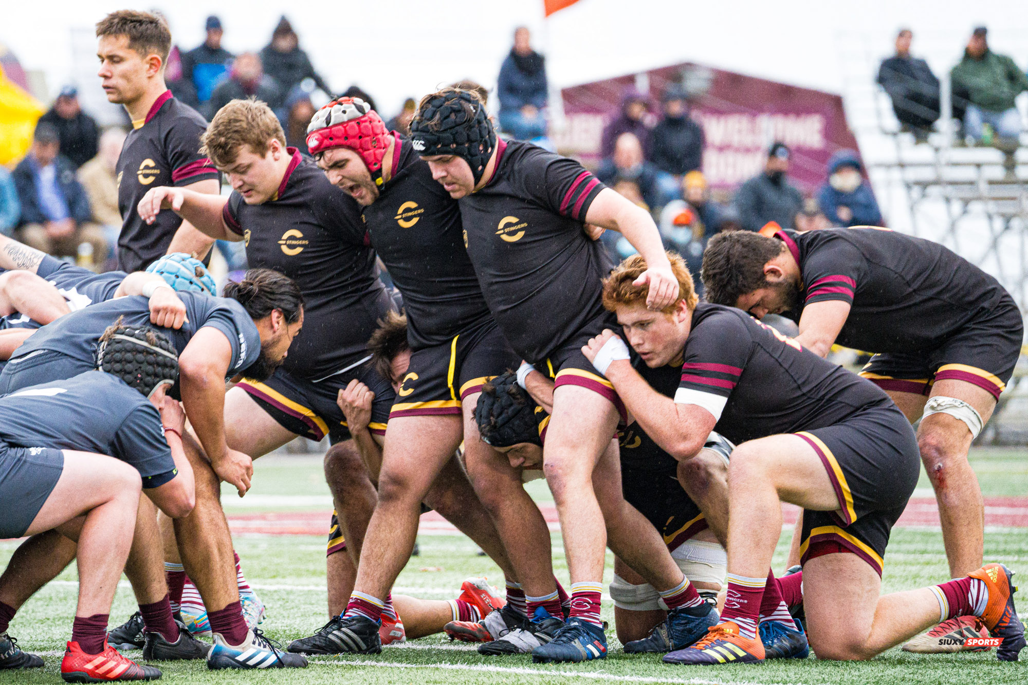 Laurence-Olivier BELLEY - Victor DION - Theo ESPAGNOL -  Université Concordia -  - Rugby -  (#ConcordiaVsOttawa2021m) Photo by:  | Siuxy Sports 2021-10-30