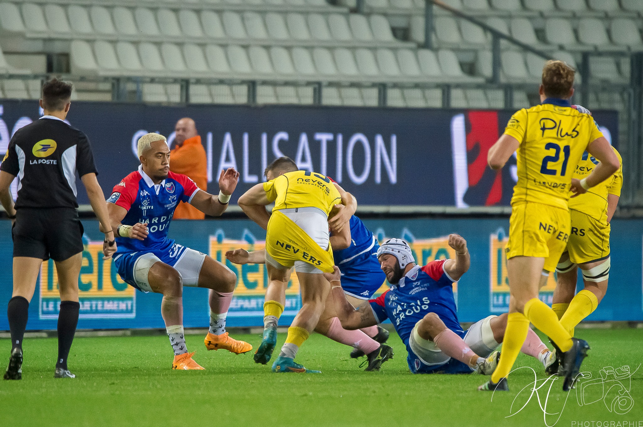  FC Grenoble Rugby - USON Nevers - Rugby - FC GRENOBLE RUGBY (19) VS USON NEVERS (18) - 2022 (#FCGvsUSONm22022) Photo by: Karine Valentin | Siuxy Sports 2022-10-27