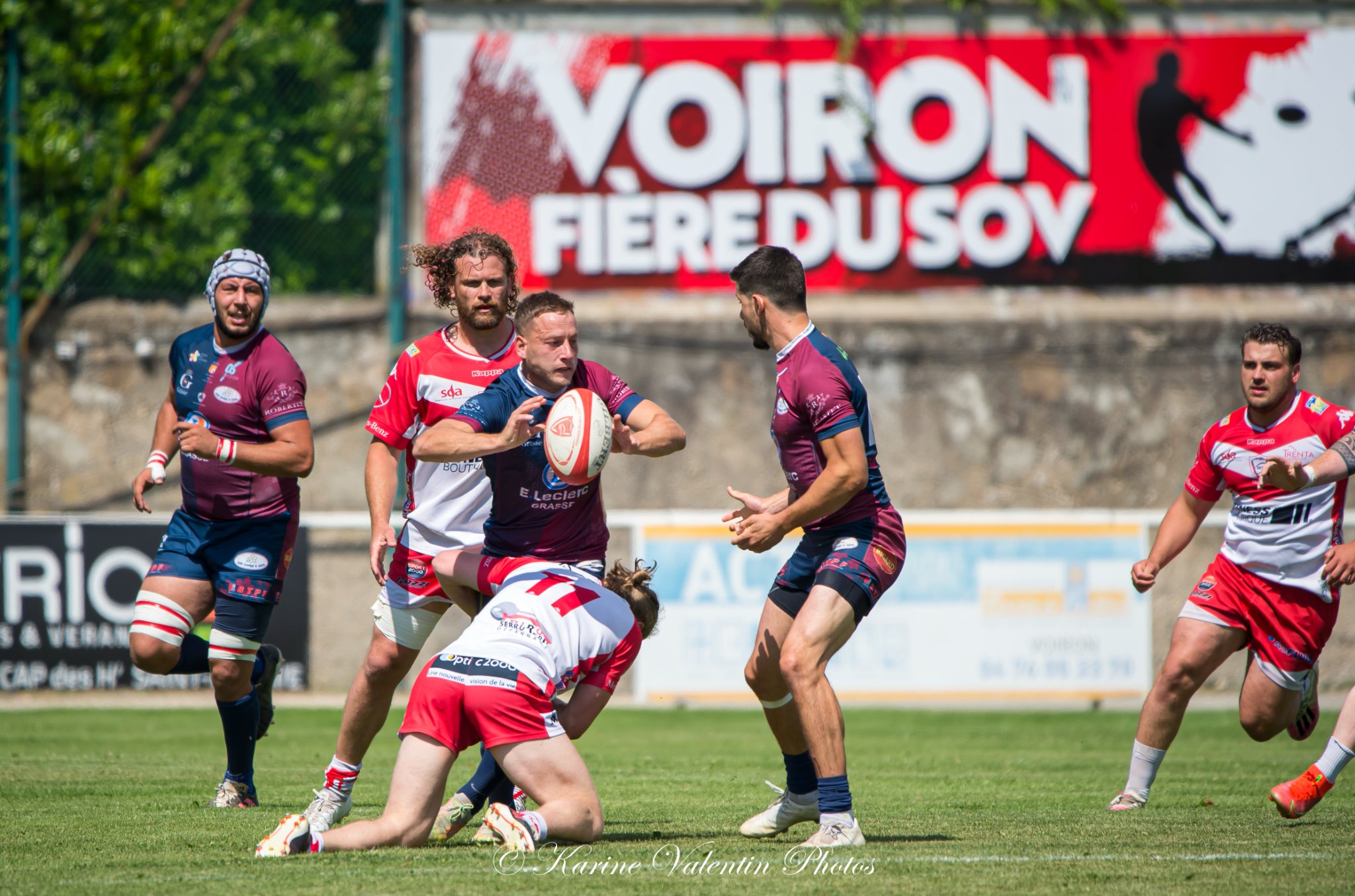  Stade Olympique Voironnais - Rugby Olympique de Grasse - Rugby - SOV (16) vs (27) ROG (#SOVvsROG2022) Photo by: Karine Valentin | Siuxy Sports 2022-05-29