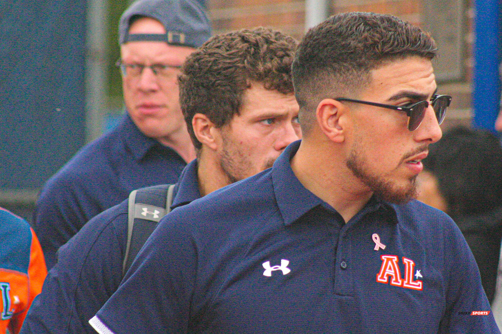 Keven BELOUIN - Omar MOKRI - Maxime SAUVAGE -  Cégep André Laurendeau -  - Rugby -  (#ALvsVanier2021M) Photo by:  | Siuxy Sports 2021-10-10