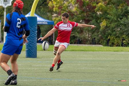 RSEQ Rugby Masc - U. de Montréal (10) vs (34) McGill - Reel A1 - 1er mi-temps