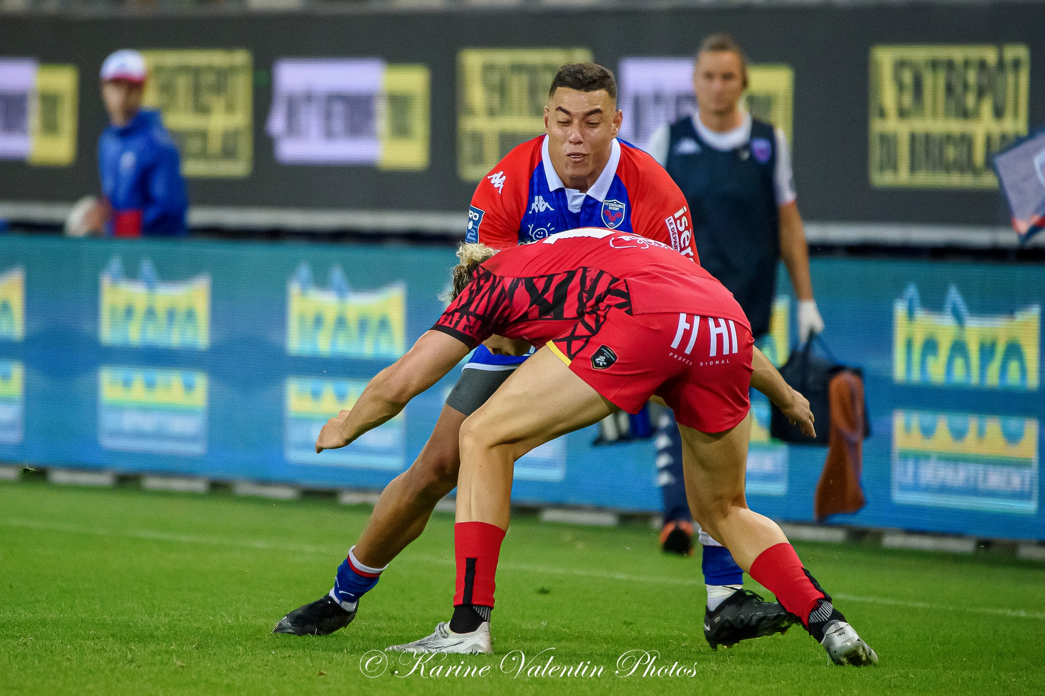 Karim QADIRI -  FC Grenoble Rugby - Rouen Normandie Rugby - Rugby - FC Grenoble (20) vs (6) Rouen (#FCGvsRouen2022ReelA) Photo by: Karine Valentin | Siuxy Sports 2022-09-16