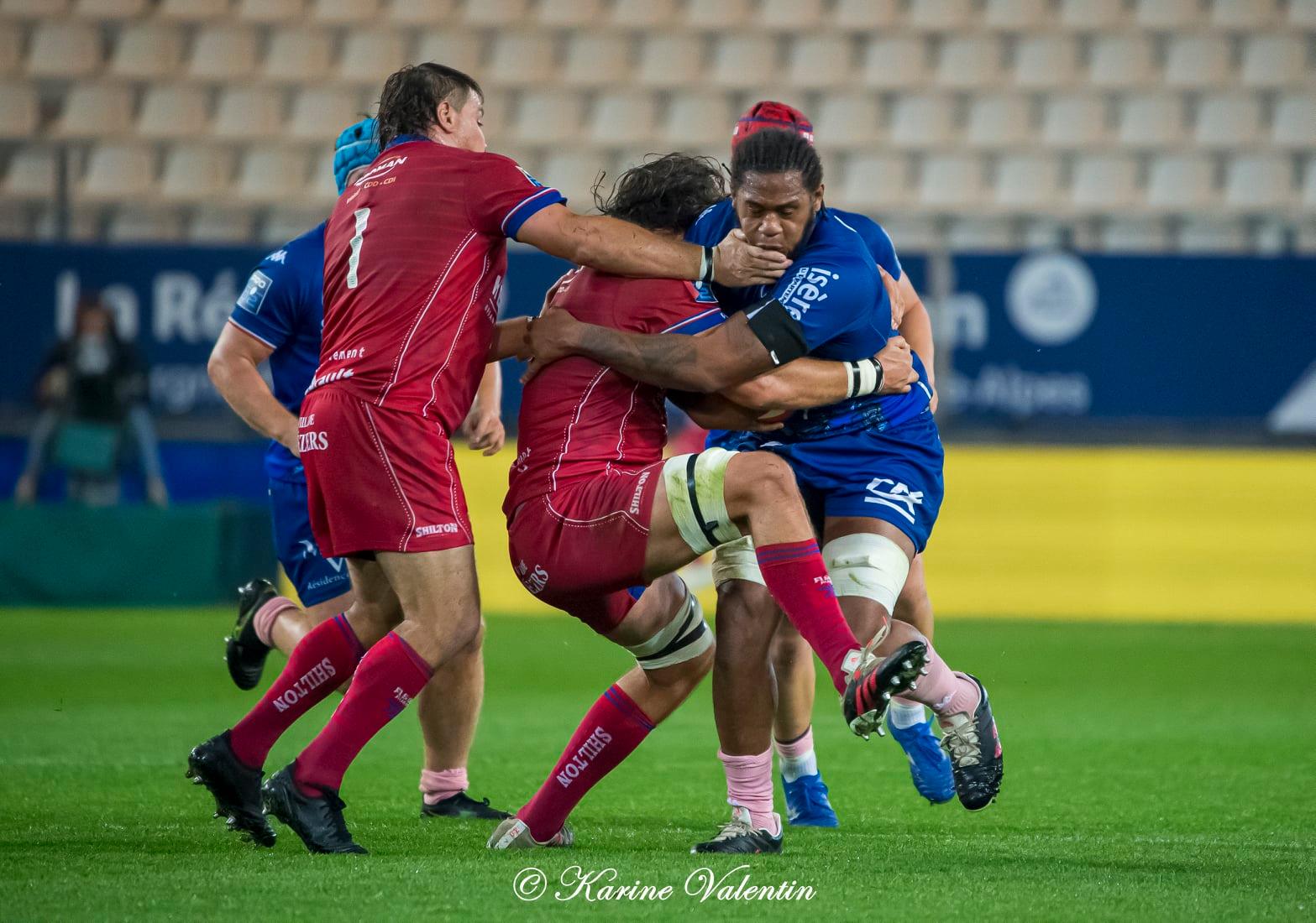  FC Grenoble Rugby - AS Béziers Hérault - Rugby - FC Grenoble Rugby vs. AS Béziers Hérault (#FCGvsASBHoct2021) Photo by: Karine Valentin | Siuxy Sports 2021-10-15