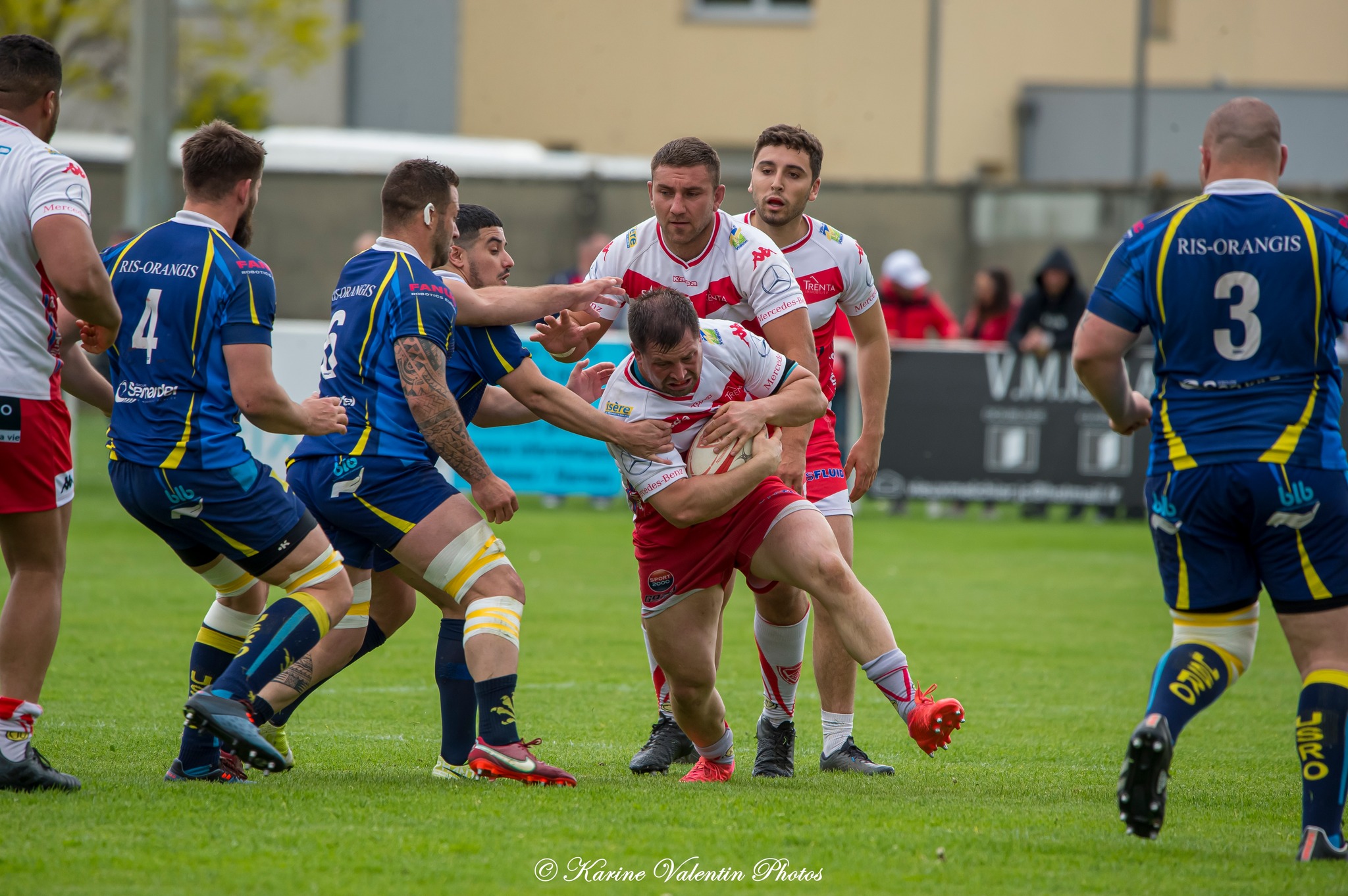  Stade Olympique Voironnais - US Ris Orangis - Rugby - SOV (26) vs (17) Ris-Orangis - Féd 2 (#SOVvsRIS-ORANGIS2022) Photo by: Karine Valentin | Siuxy Sports 2022-04-24