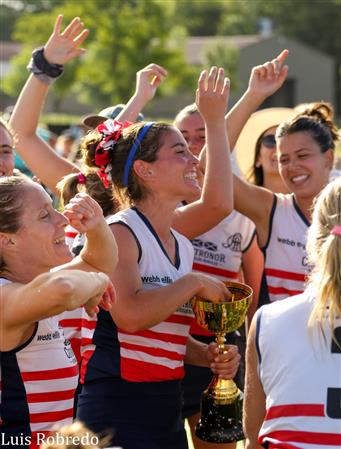 Festejos campeonato 2021 de Hockey - Asociación de Hockey del Oeste