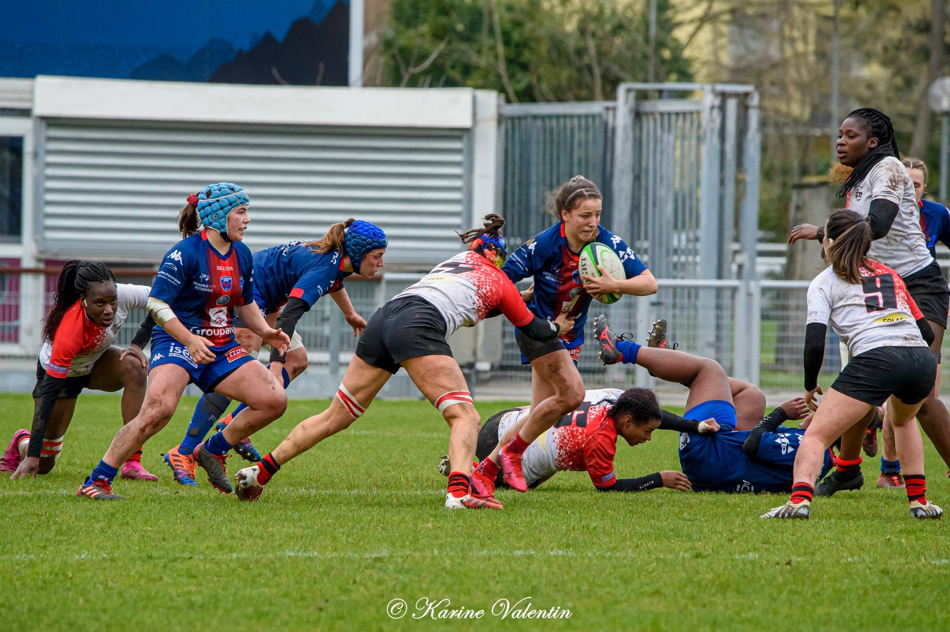 Alexandra CHAMBON - Julia TURC -  FC Grenoble Rugby - AC Bobigny 93 Rugby - Rugby -  (#GrenobleVsBobigny2021Mar) Photo by: Karine Valentin | Siuxy Sports 2021-03-15