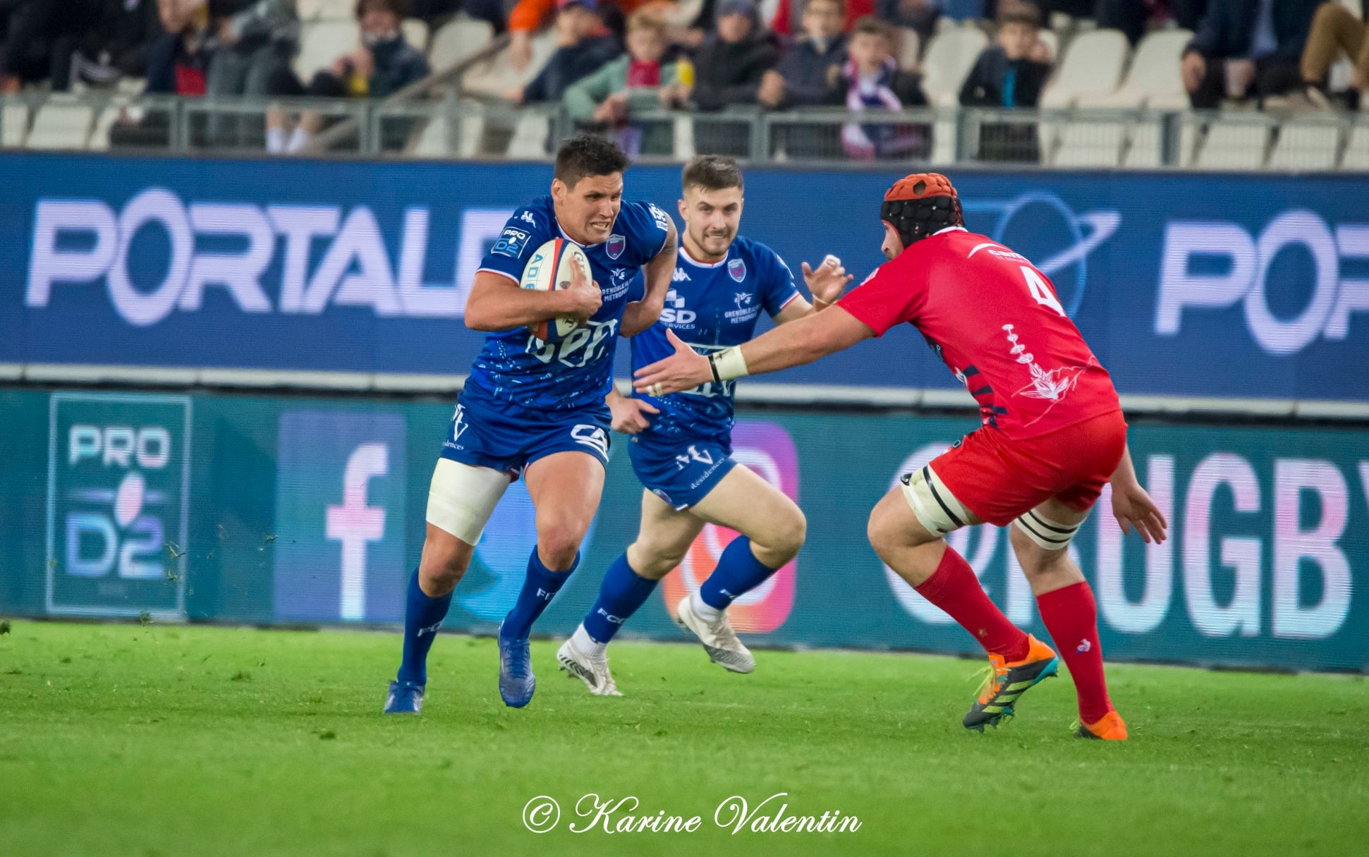 Romain BARTHÉLÉMY - Romain FUSIER -  FC Grenoble Rugby - Stade Aurillacois - Rugby - FC Grenoble Rugby vs Stade Aurillacois - 2022 (#FCGvsSA2022R02) Photo by: Karine Valentin | Siuxy Sports 2022-02-18