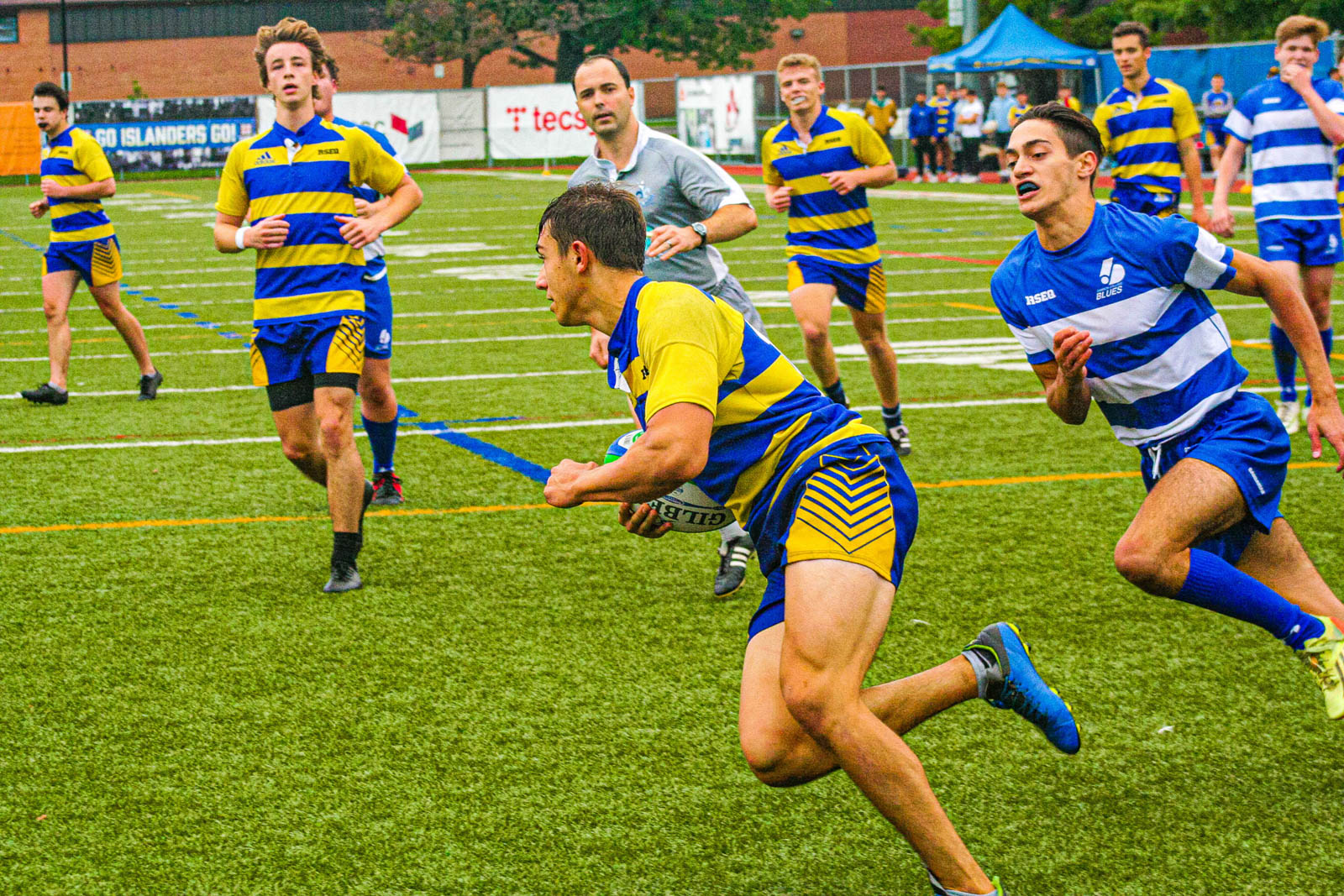 Danny O'SHEA - Tyson STOCK -  College John Abbott - College Dawson - Rugby -  (#AbbottVsDawsonM2021) Photo by:  | Siuxy Sports 2021-10-03