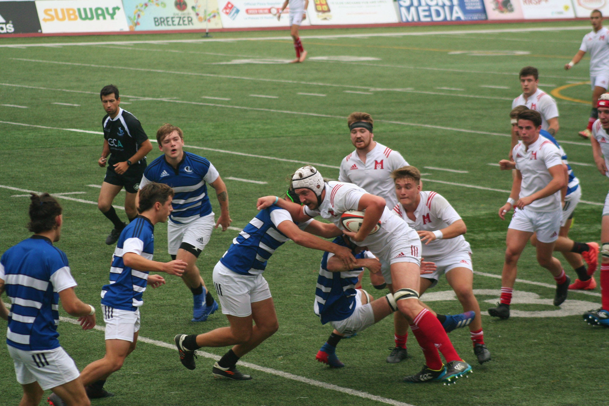 Owen CUMMING - Ian MCDOWELL - Diego TORRES -  Université de Montréal - Université McGill - Rugby -  (#McGillvsUdeM) Photo by:  | Siuxy Sports 2021-09-11