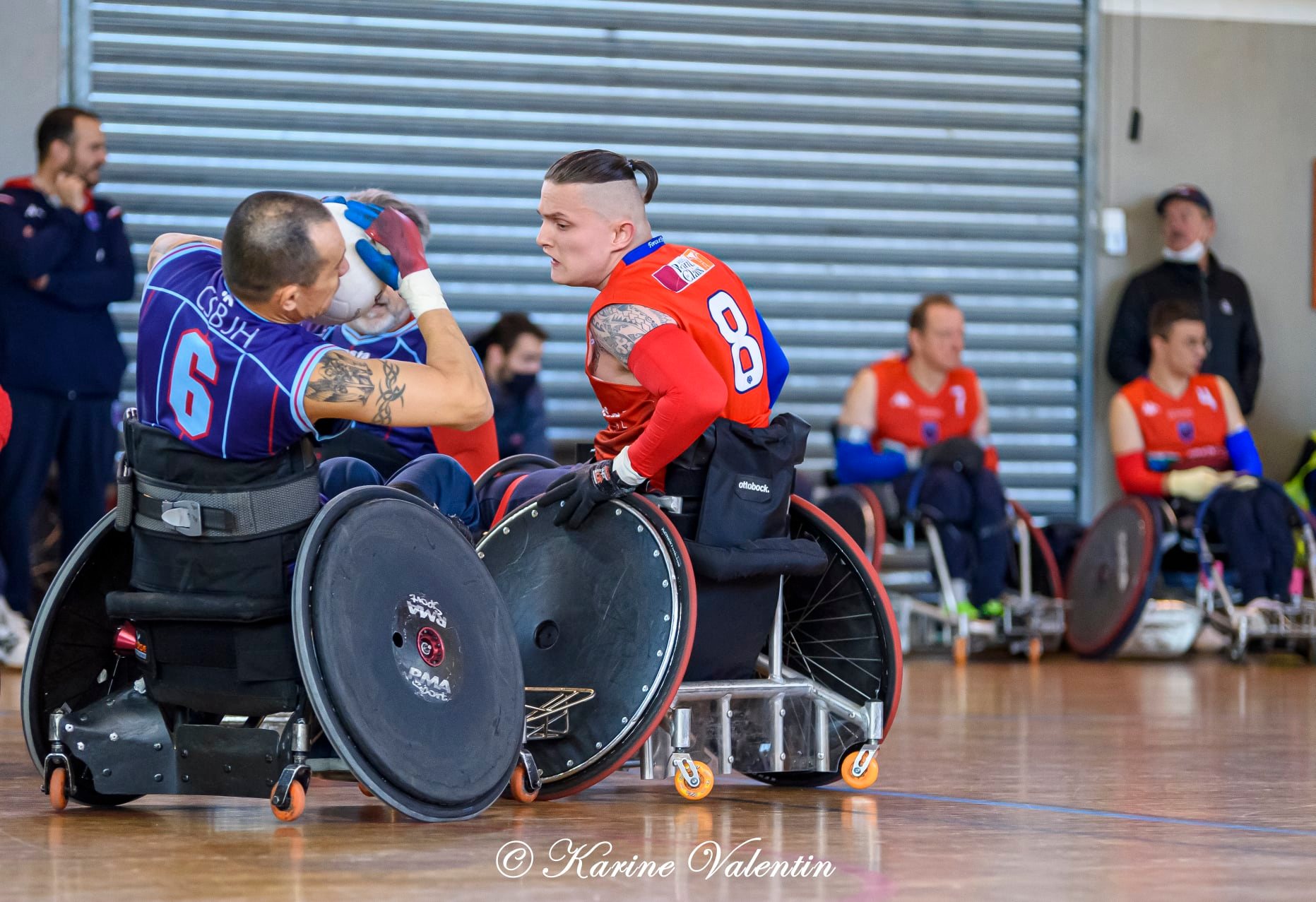  FC Grenoble Rugby - CS Bourgoin-Jallieu - Wheelchair rugby -  (#QuadRugbyGrenBourg2021Nov) Photo by: Karine Valentin | Siuxy Sports 2021-11-20
