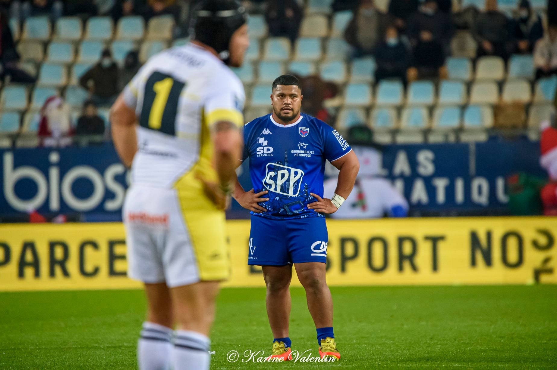 Toma'akino TAUFA -  FC Grenoble Rugby - Stade Montois - Rugby -  (#GrenobleVsSMontois2021Dec) Photo by: Karine Valentin | Siuxy Sports 2021-12-09