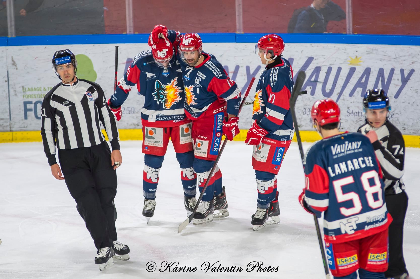  Grenoble - Bordeaux - Ice hockey - Playoffs Hockey - Grenoble (5) vs Bordeaux (0) (#BDLvsBoxers2022) Photo by: Karine Valentin | Siuxy Sports 2022-03-12