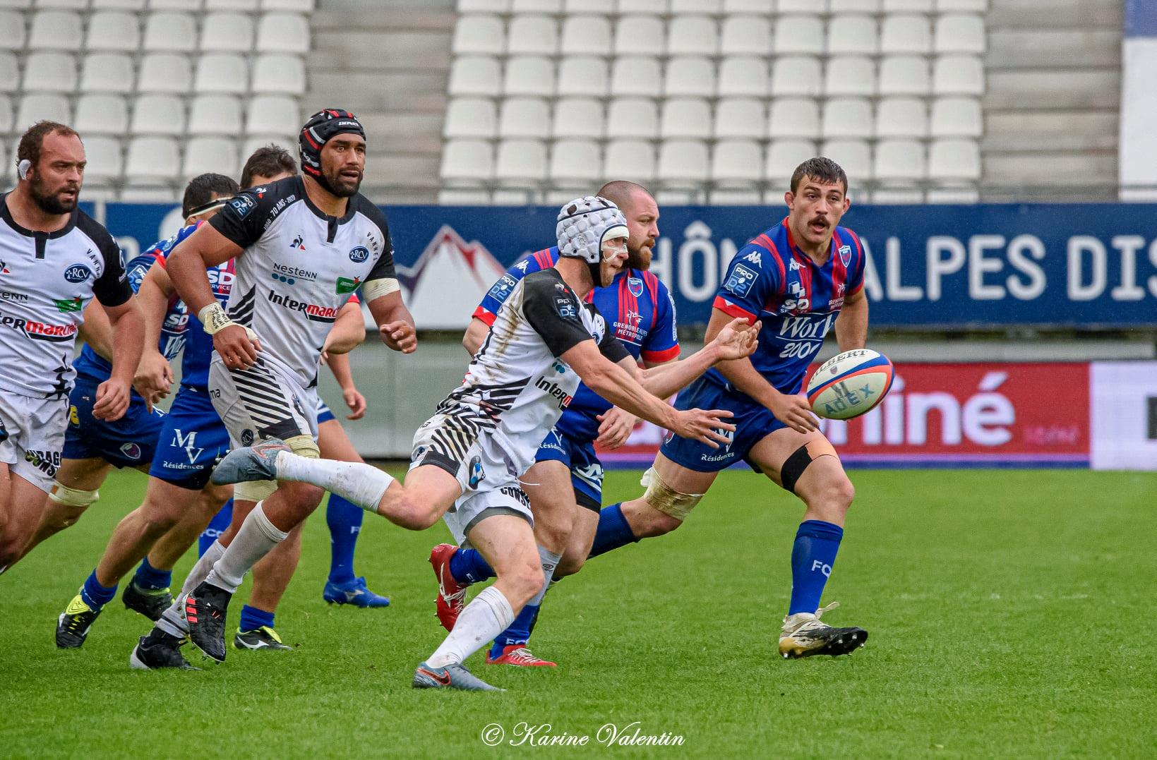 Blaise DUMAS - Joseph EDWARDS -  FC Grenoble Rugby - RC Vannes - Rugby - Grenoble Vs Vannes (#FCGvsRCVmai2021) Photo by: Karine Valentin | Siuxy Sports 2021-05-11