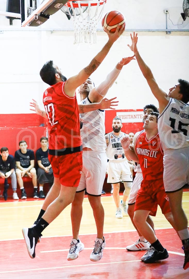 M MARTINEZ - Sebastian SEVEGNANI -  Ramos Mejía Lawn Tennis Club - Club Recreativo Los Indios - Basketball - RMLTC vs Los Indios - Liga Federal 2022 (#RMLTCvsLosIndios2022) Photo by: Alan Roy Bahamonde | Siuxy Sports 2022-04-01