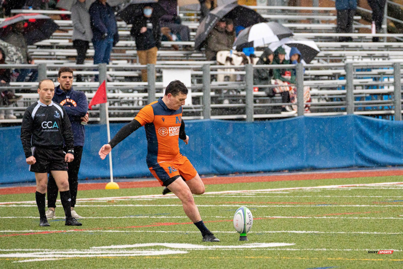 Omar MOKRI - Justin SAVOIE-DAVIES -  Cégep André Laurendeau -  - Rugby -  (#AbbottVsAL2021m) Photo by:  | Siuxy Sports 2021-10-31