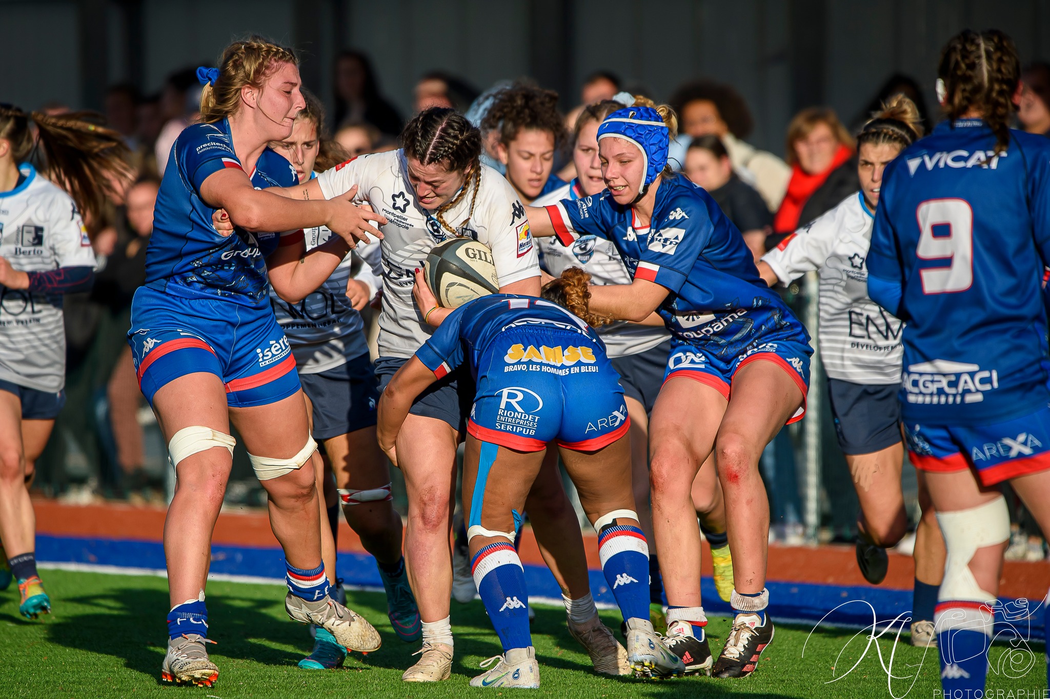  FC Grenoble Rugby - Montpellier Hérault Rugby - Rugby - Reserve FCG Amazones (33) vs (7) Montpellier HR (#FCGMHR2022) Photo by: Karine Valentin | Siuxy Sports 2022-11-13