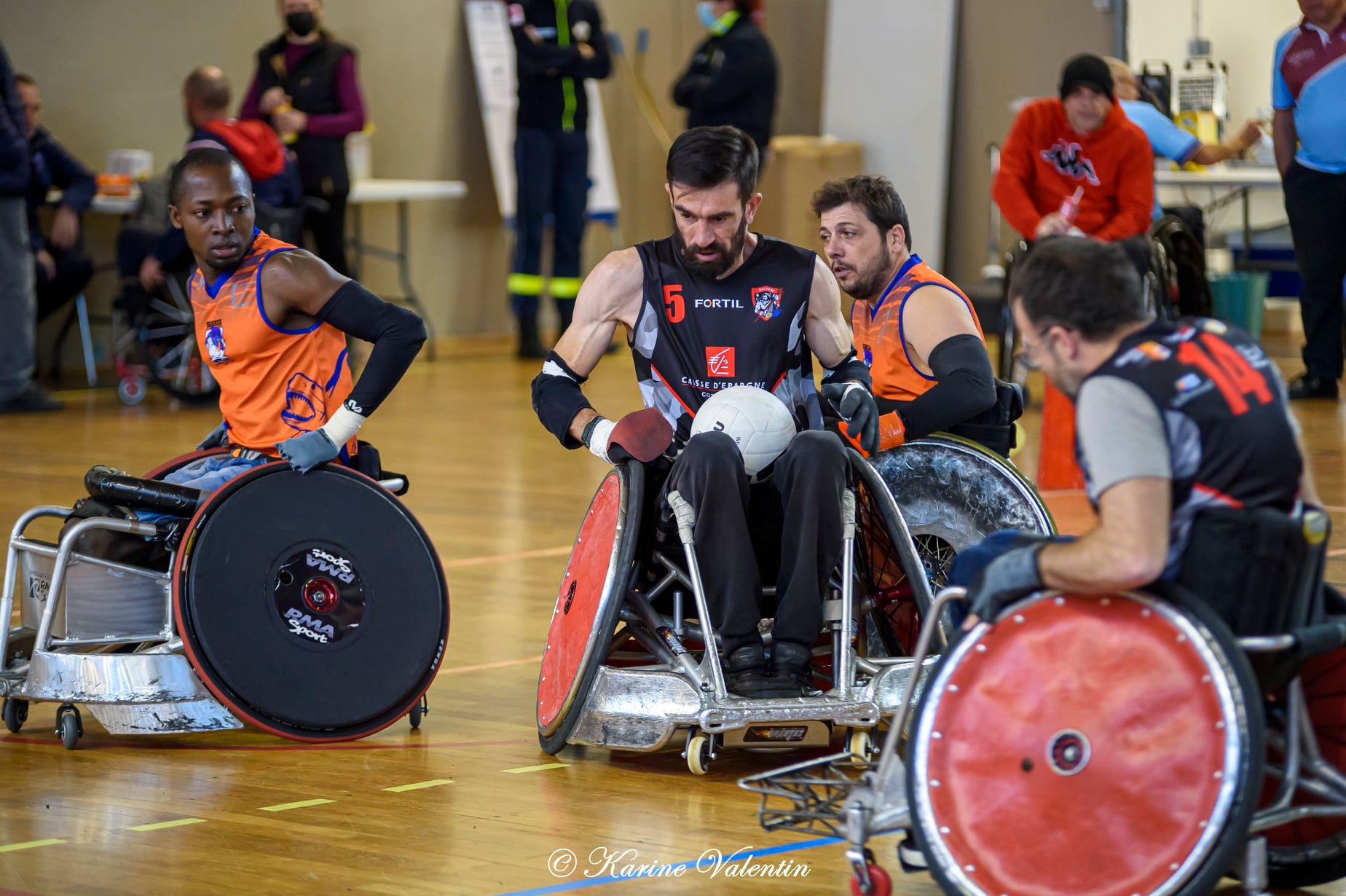  Montpellier Hérault Rugby - RFC Toulon Provence Méditerranée - Wheelchair rugby -  (#QuadRugbyMontpeRFCTPM2021Nov) Photo by: Karine Valentin | Siuxy Sports 2021-11-20
