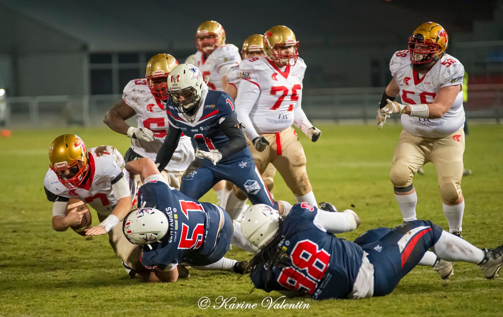  Grenoble - Aix-en-Provence - Football - Centaures vs Argonautes (#CentauresVsArgonautes2022) Photo by: Karine Valentin | Siuxy Sports 2022-02-19