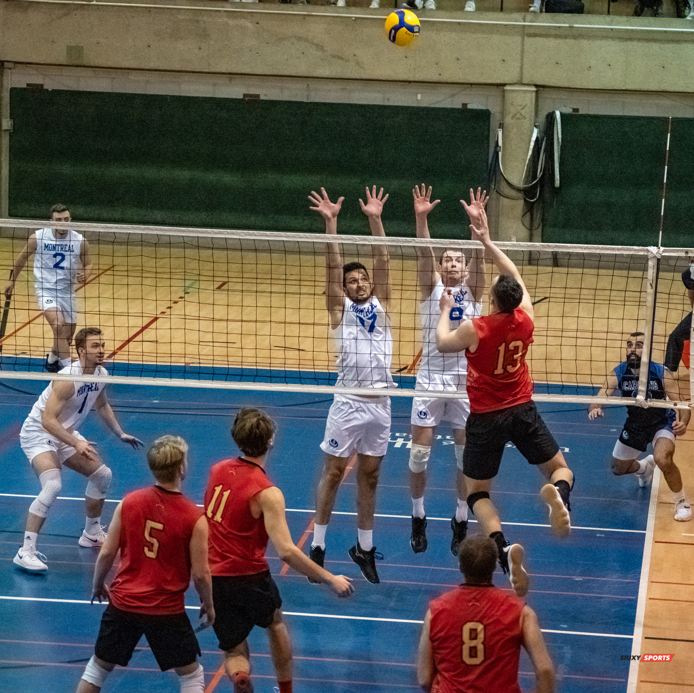  Université de Montréal - Université Laval - Volleyball - Université de Montréal (3) vs Université Laval (2) (#CarabinsVsRgeOr2022VolleyM) Photo by:  | Siuxy Sports 2022-03-05