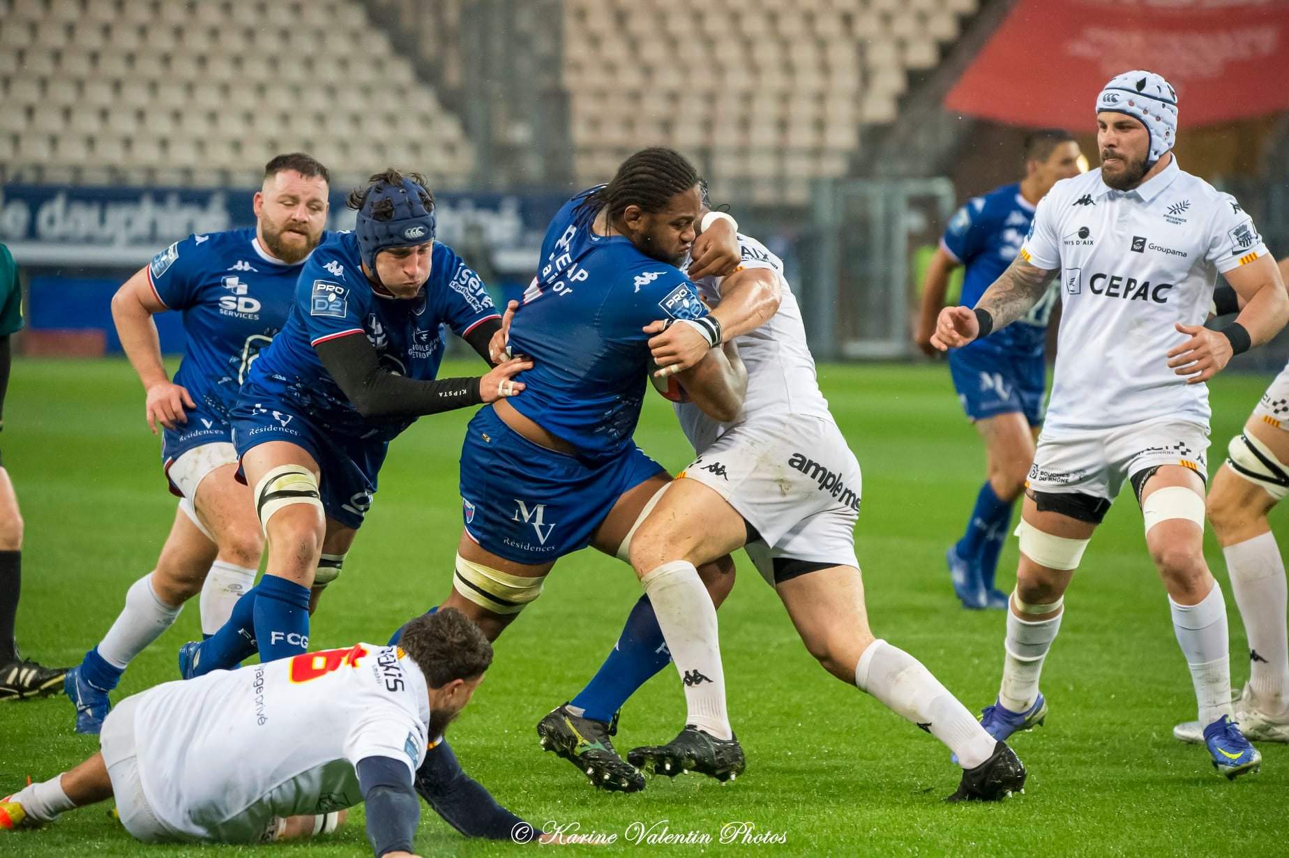 Levi DOUGLAS -  FC Grenoble Rugby - Provence - Rugby - FC Grenoble (6) vs (9) Provence Rugby - 2022 (#FCGRvsProvR2022) Photo by: Karine Valentin | Siuxy Sports 2022-04-01