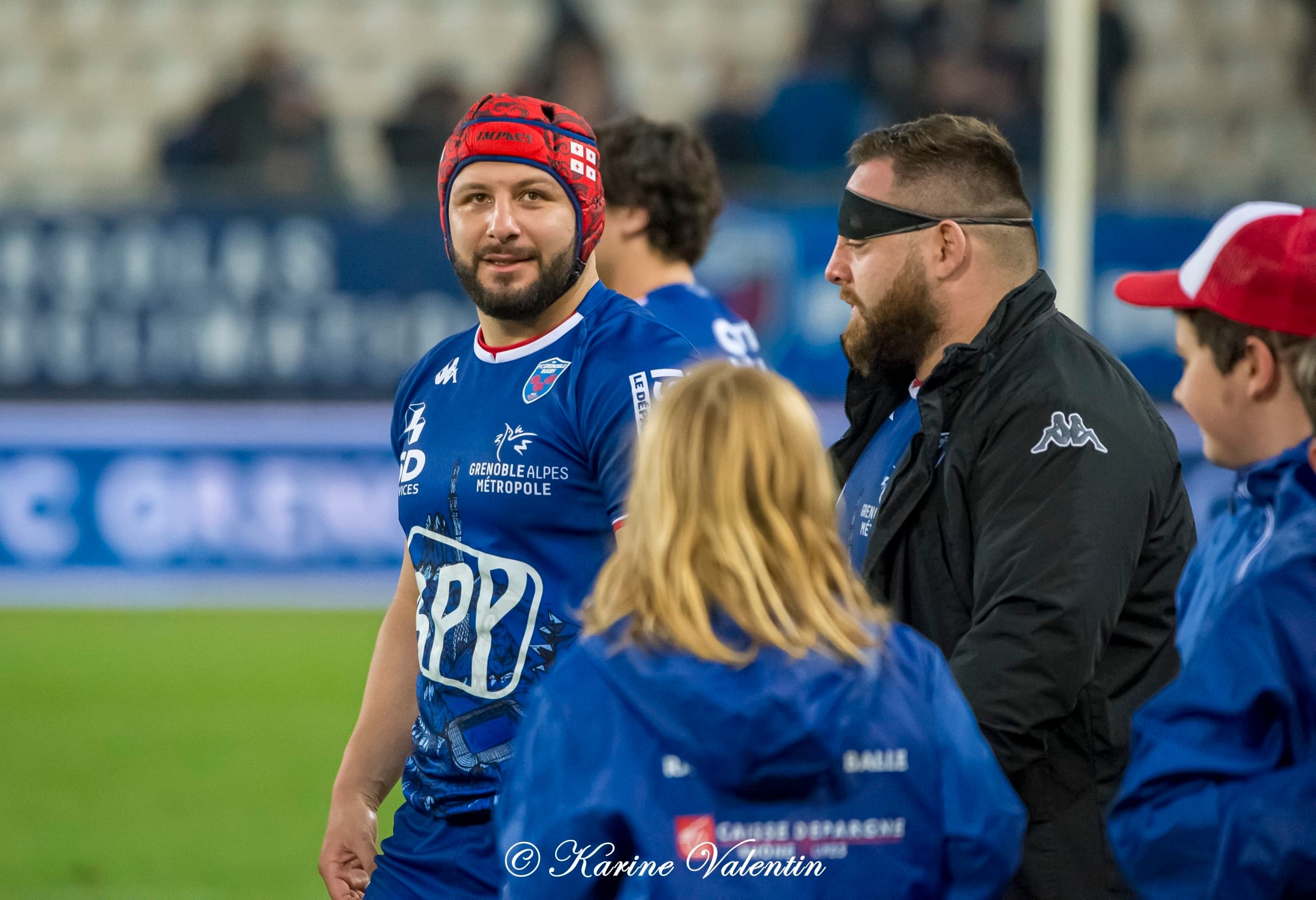 Luka GOGINAVA - Ilia KAIKATSISHVILI -  FC Grenoble Rugby - USON Nevers - Rugby - FC Grenoble Rugby (34) vs USON Nevers (10) - 2022 (#FCGvsUSON2022) Photo by: Karine Valentin | Siuxy Sports 2022-03-04