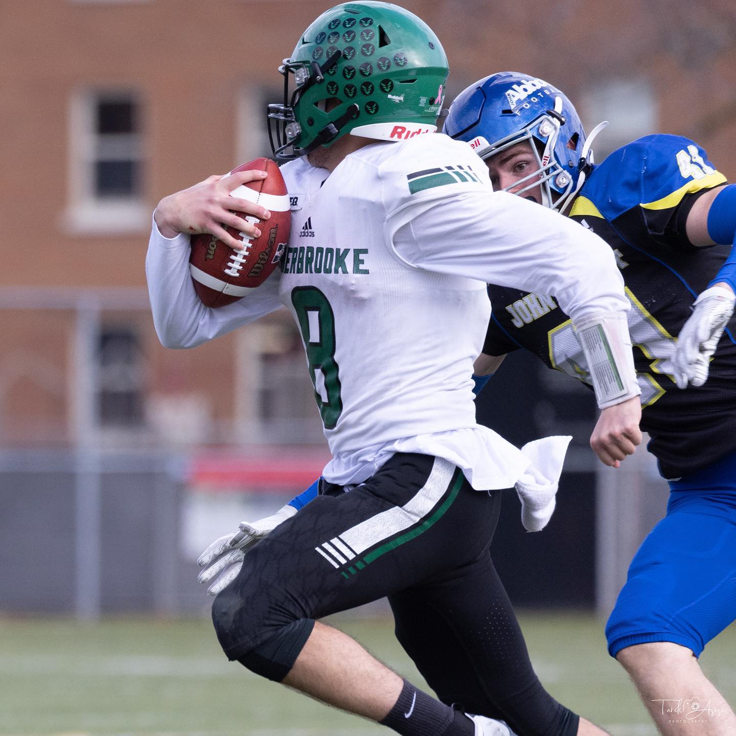  College John Abbott - Université de Sherbrooke - Football - RSEQ - Football D2 - Abbott (35) vs (6) Sherbrooke (#RSEQFJACSHB2022A) Photo by: Tarek Azizi | Siuxy Sports 2022-10-15