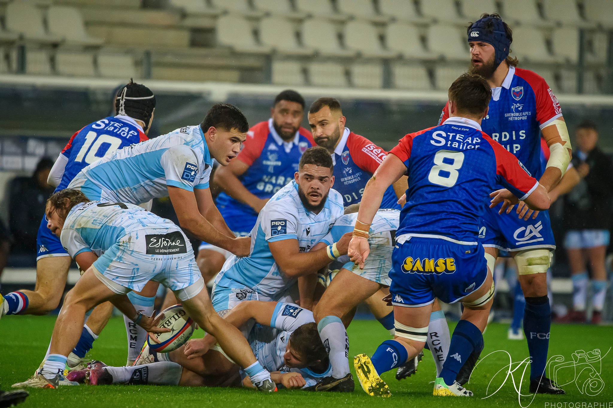  FC Grenoble Rugby - RC Massy - Rugby - FC Grenoble (38) VS (15) RC Massy (#FCGMASS2022) Photo by: Karine Valentin | Siuxy Sports 2022-12-16