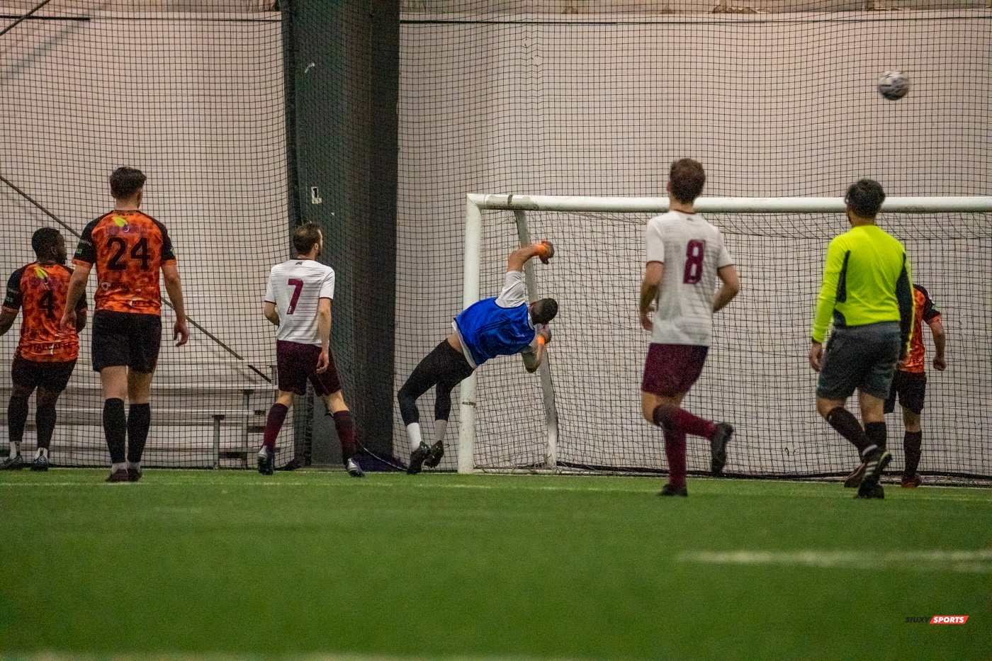 Soufiyan BEN BOUBKER -  Bandjos FC - Faucons St-Lazare - Soccer - Bandjos FC1 vs Faucons St-Lazare - QSL 2022 (#BandjosVsFaucons2022) Photo by:  | Siuxy Sports 2022-02-24