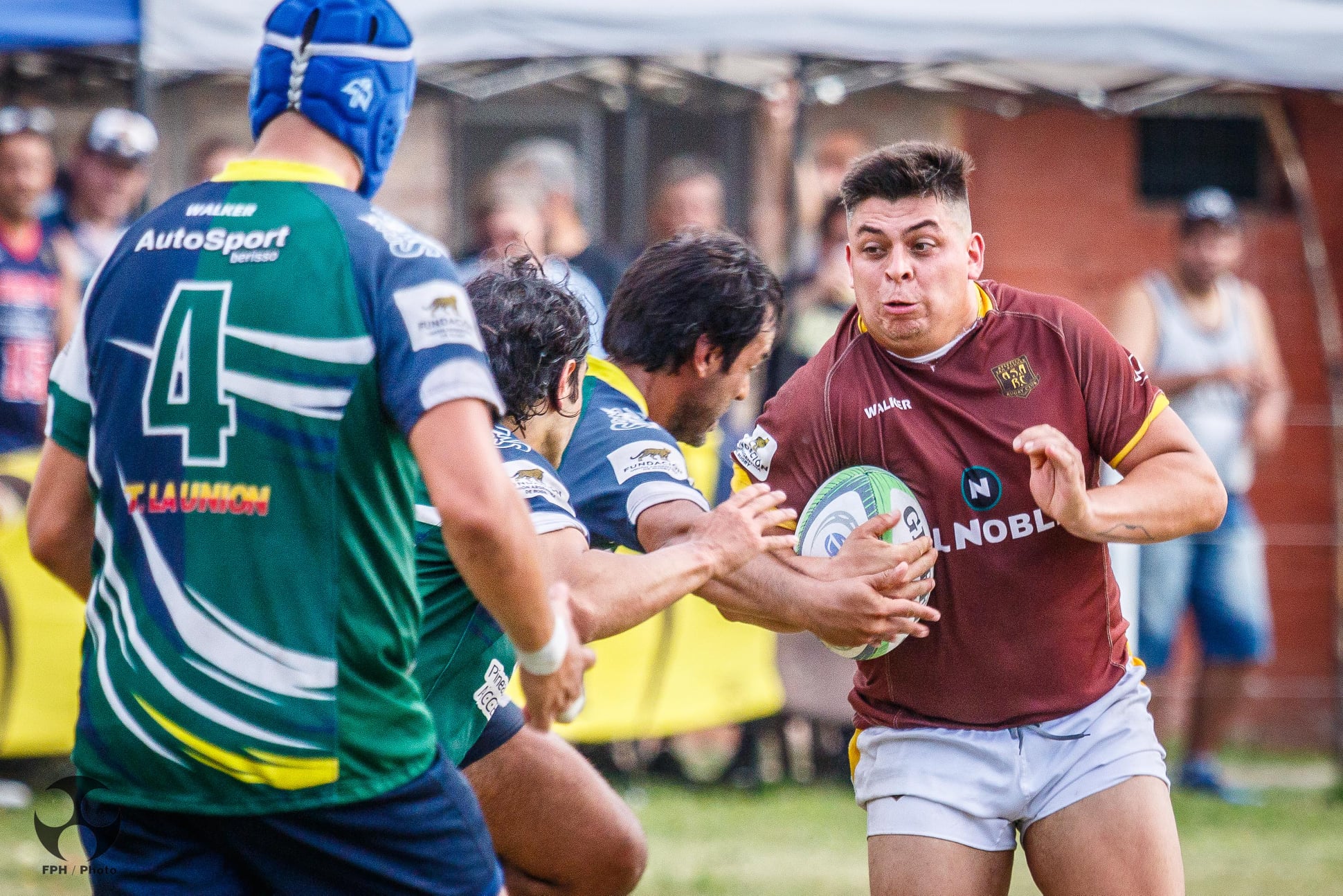 Nicolás HERRERA - Jorge VALLEJOS -  Atlético San Andrés Rugby Club - Berisso Rugby Club - Rugby - Atlético San Andrés Vs Berisso - URBA - Primera - Ascenso a Tercera (#ASARCvsBerisso2021Primera) Photo by: Alan Roy Bahamonde | Siuxy Sports 2021-11-27