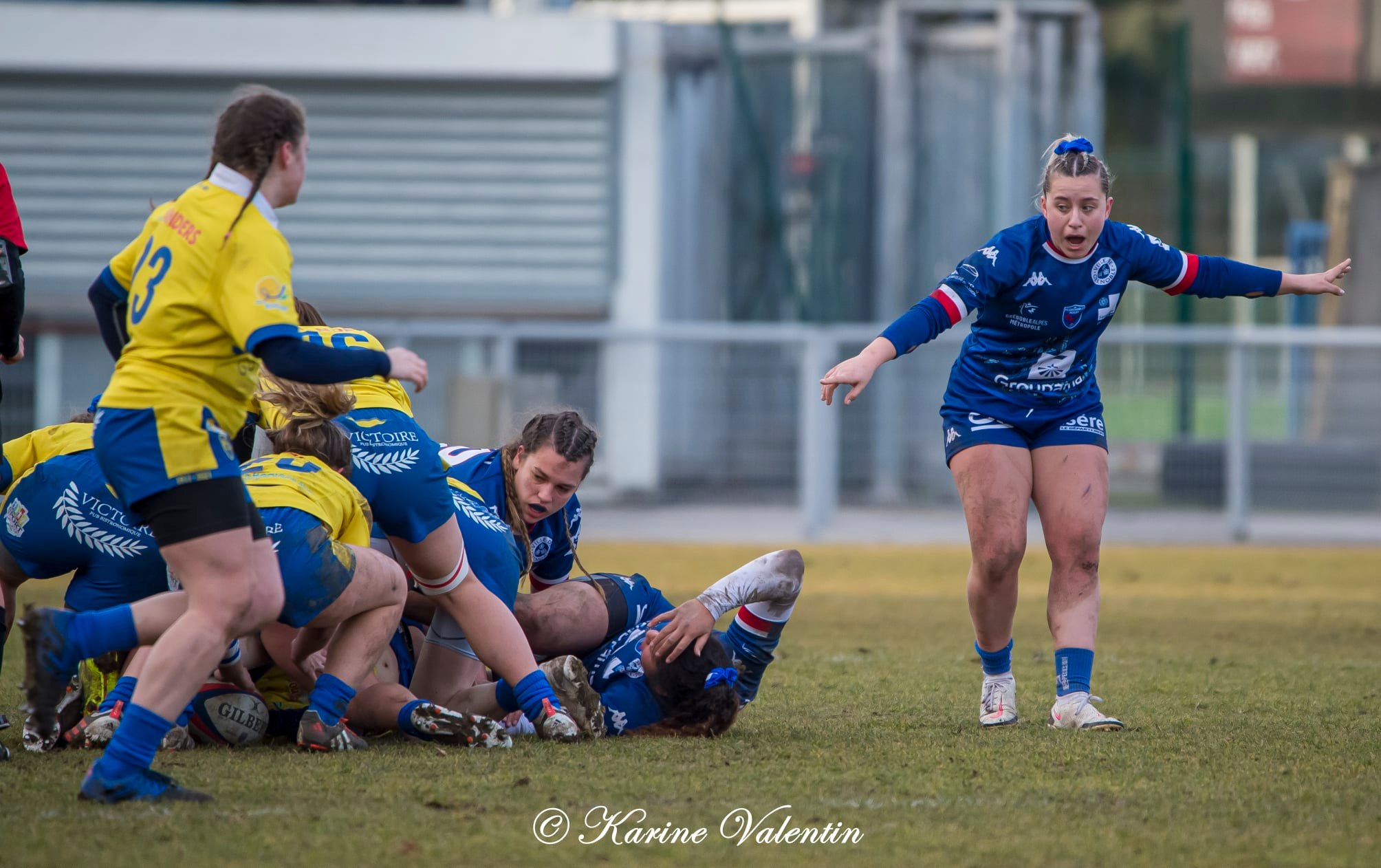  FC Grenoble Rugby - ASM Romagnat rugby féminin - Rugby - Grenoble Amazones vs ASM Romagnat (#FCGVsASMRomagnat2022) Photo by: Karine Valentin | Siuxy Sports 2022-02-06